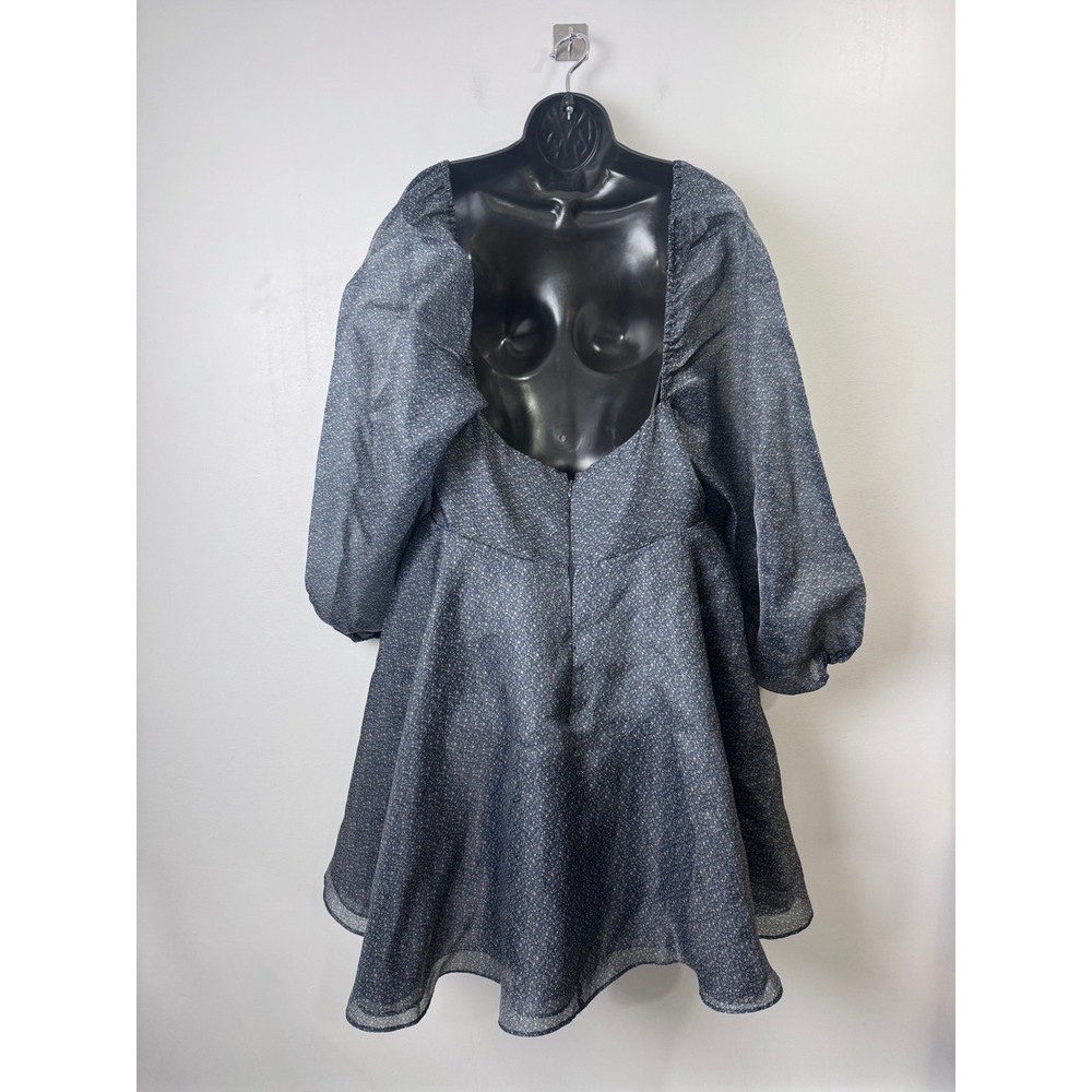 Selkie Princess Cut Mini Dress Puff Sleeves Cottagecore Women Size 1X - Picture 2 of 6